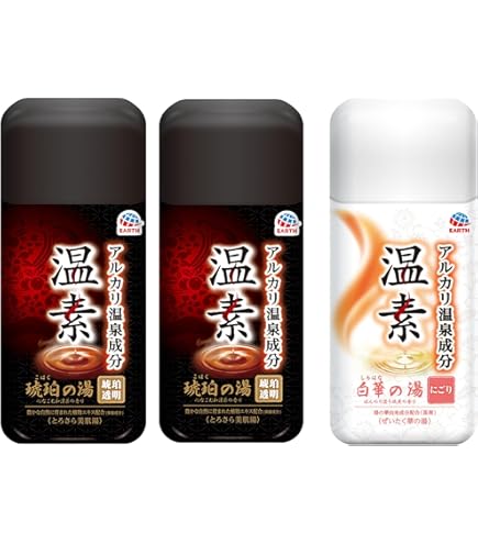 Amazon | 温素 琥珀の湯＆白華の湯 詰合せパック × 10個セット | 温素